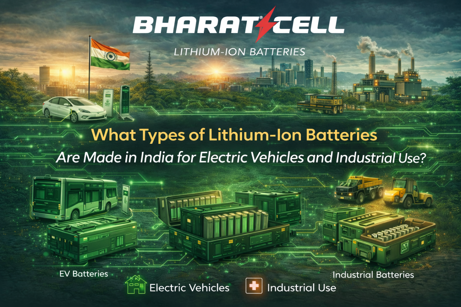 What Types of Lithium-Ion Batteries Are Made in India for Electric Vehicles and Industrial Use?