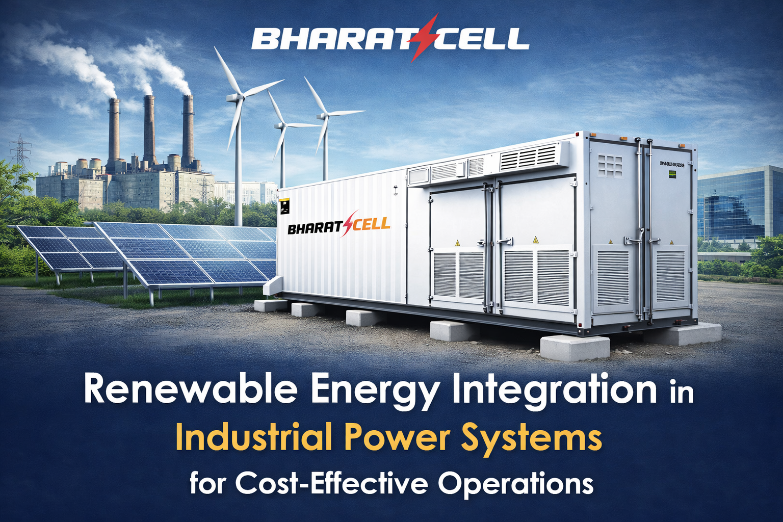Renewable Energy Integration in Industrial Power Systems for Cost-Effective Operations