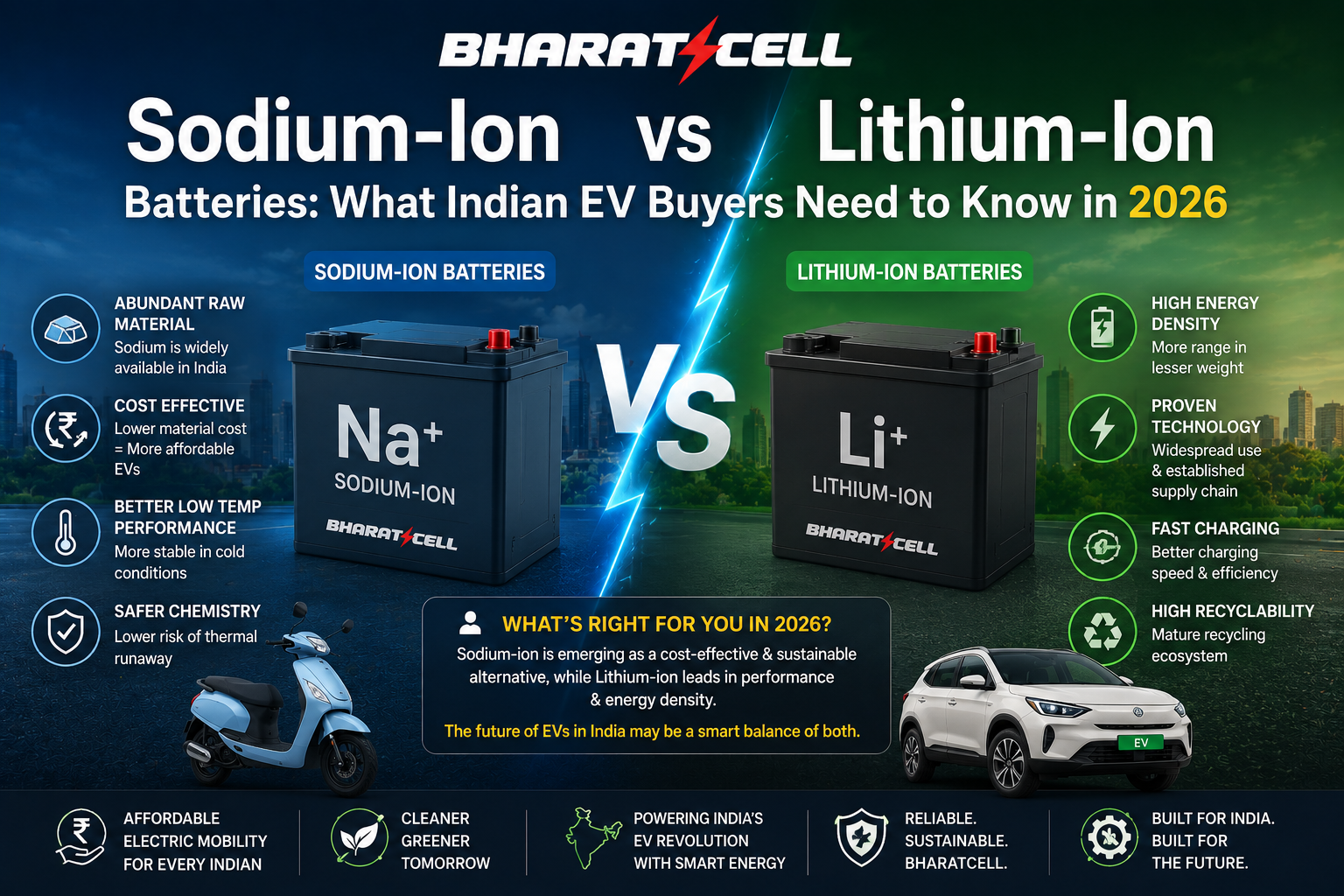 Sodium-Ion vs Lithium-Ion Batteries: What Indian EV Buyers Need to Know in 2026